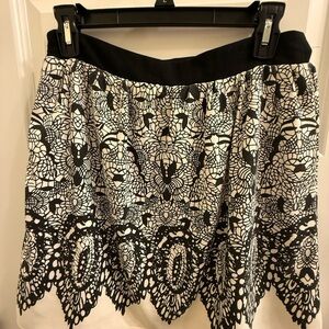 Black and White Skirt